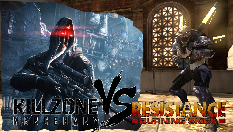 Killzone Mercenary vs Resistance Burning Skies