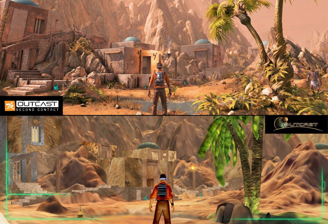 Outcast vs. Outcast - Second Contact: Der Vergleich Outcast vs. Outcast - Second Contact: Der Vergleich