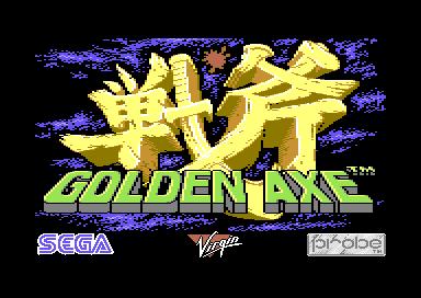 SEGA auf dem C64 - GOLDEN AXE SEGA auf dem C64 - GOLDEN AXE