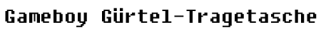 Gameboy Gürtel-Tragetasche