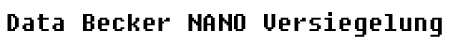 Data Becker NANO Versiegelung