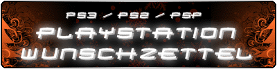 PlayStation3 Wunschzettel für Weihnachten 2008